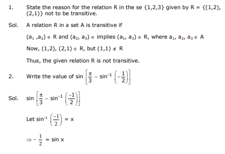 CBSE Class 12 Mathematics 2011 Solved Question Paper